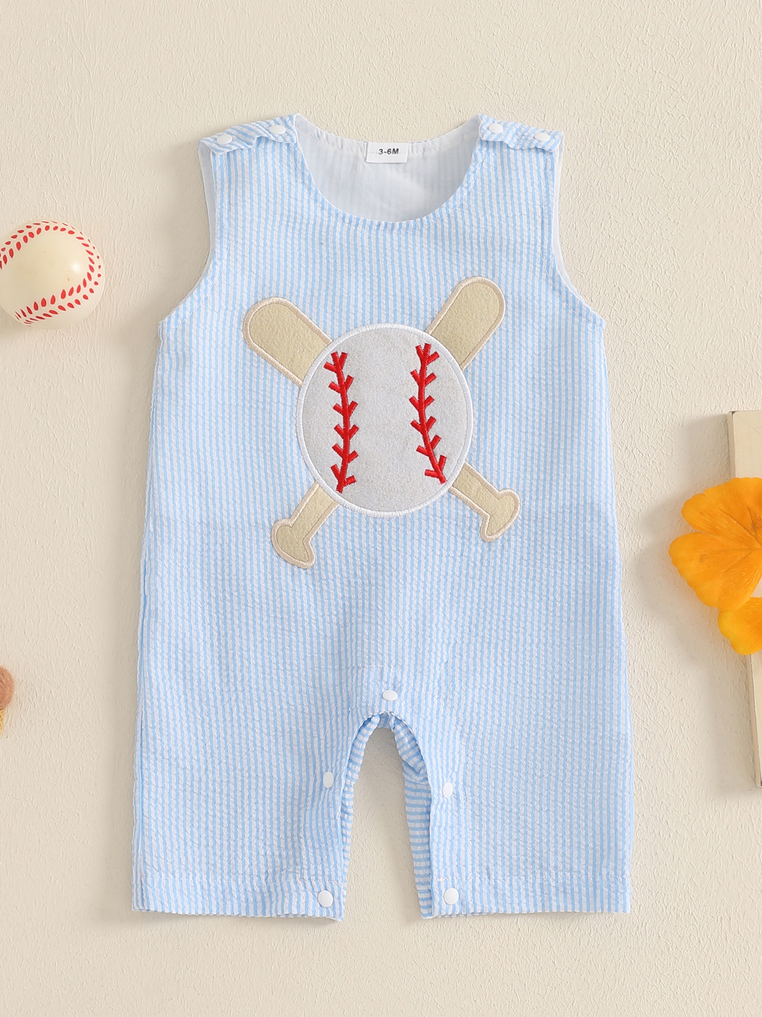 newborn baby boy girl baseball oufit summer clothes bubble Temu