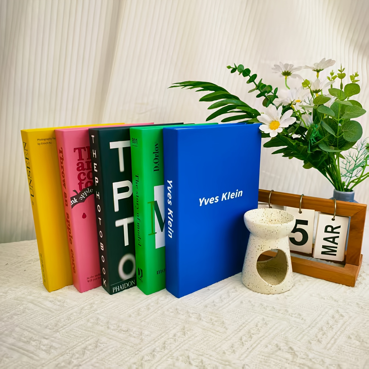 TEMU Set da 5 libri finti decorativi colorati, adatti per la decorazione , soggiorno, da caff癡 di hotel. Migliora l' degli oggetti di per servizi