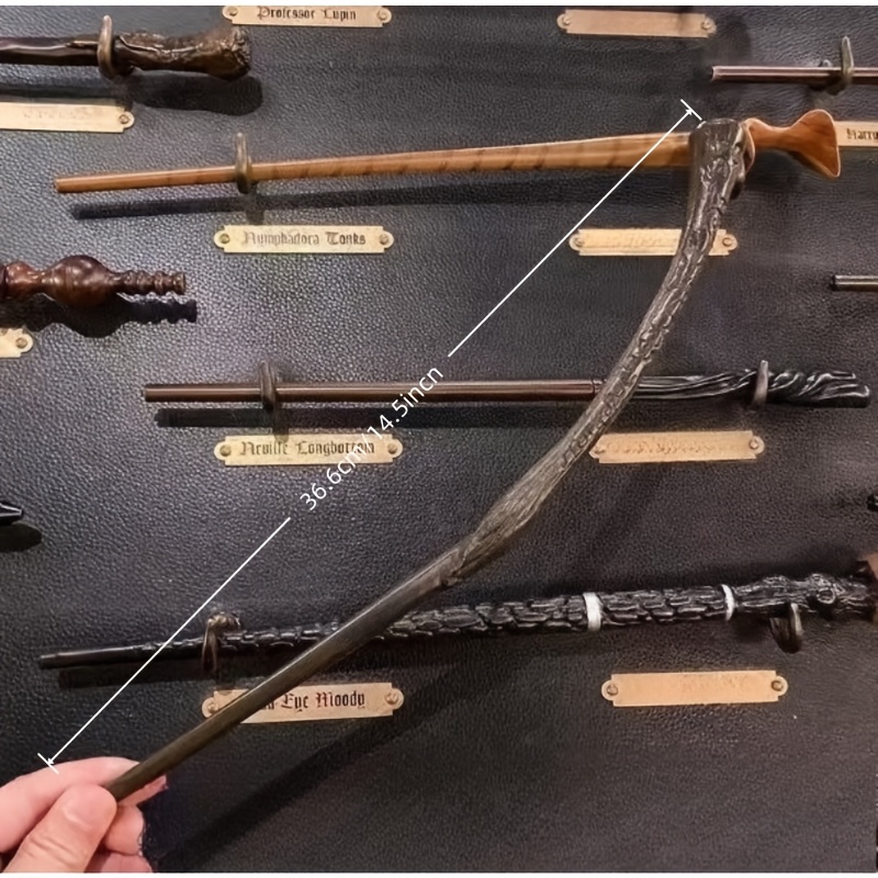 Image of Harry Potter Wands, Iconic Wands Of Hermione, Dumbledore, , Snape, Etc., Ron's Wand, Resin Material With , Harry Potter Cosplay Costume Accessories, Suitable For Christmas And Halloween Gifts.