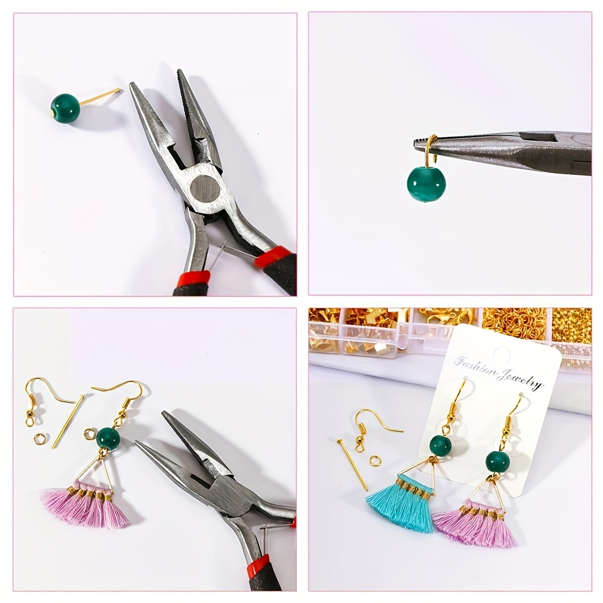 900pcs Jewellery Making Supplies Set, Beads and Tools