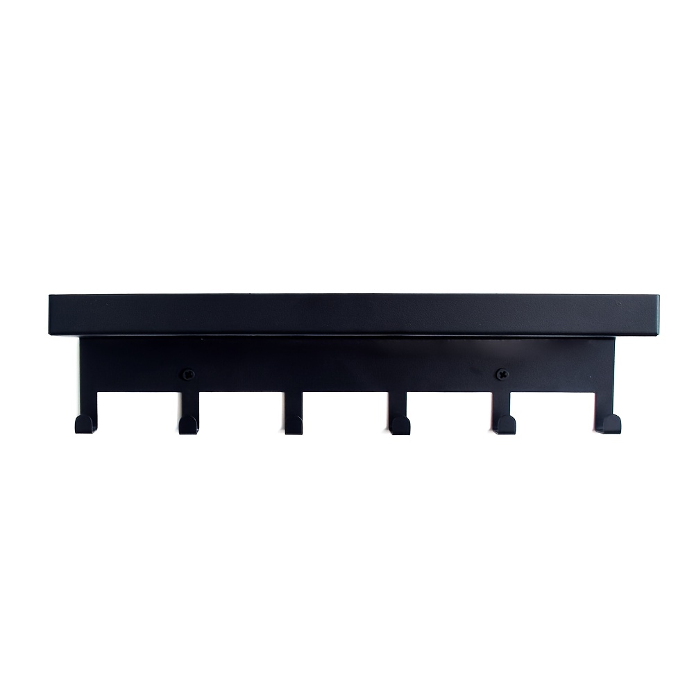 Shelf, 1 Set, Metal Storage Rack With Hook Wall Decoration, Used For Storing Household, Kitchen, Bathroom Items, Space, Beautiful And , Shelves