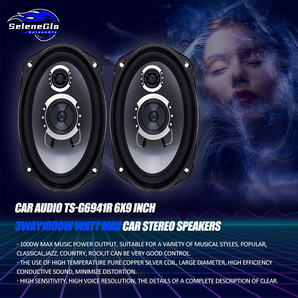 TEMU A Set Of Car Audio Speakers, Model Ts-g6941r, Measuring 6x9 Inches, Featuring A 2-way Design With A Power Of . Universal Coaxial Speakers Come In Pairs And Are Suitable For Full-range