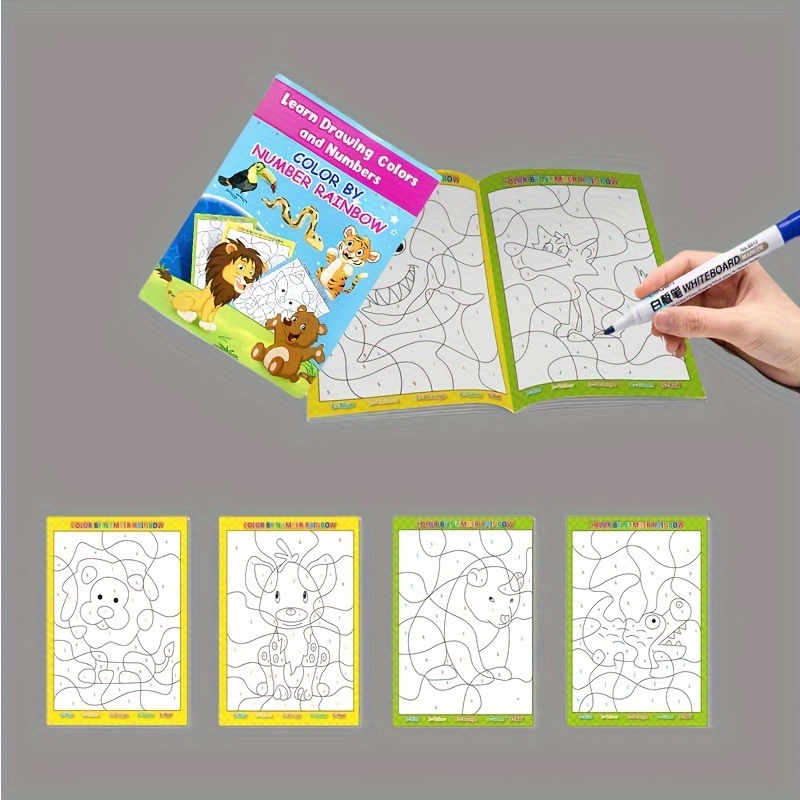 28 libros para colorear para niños de 2 a 4,4 a 8 años – Tamaño