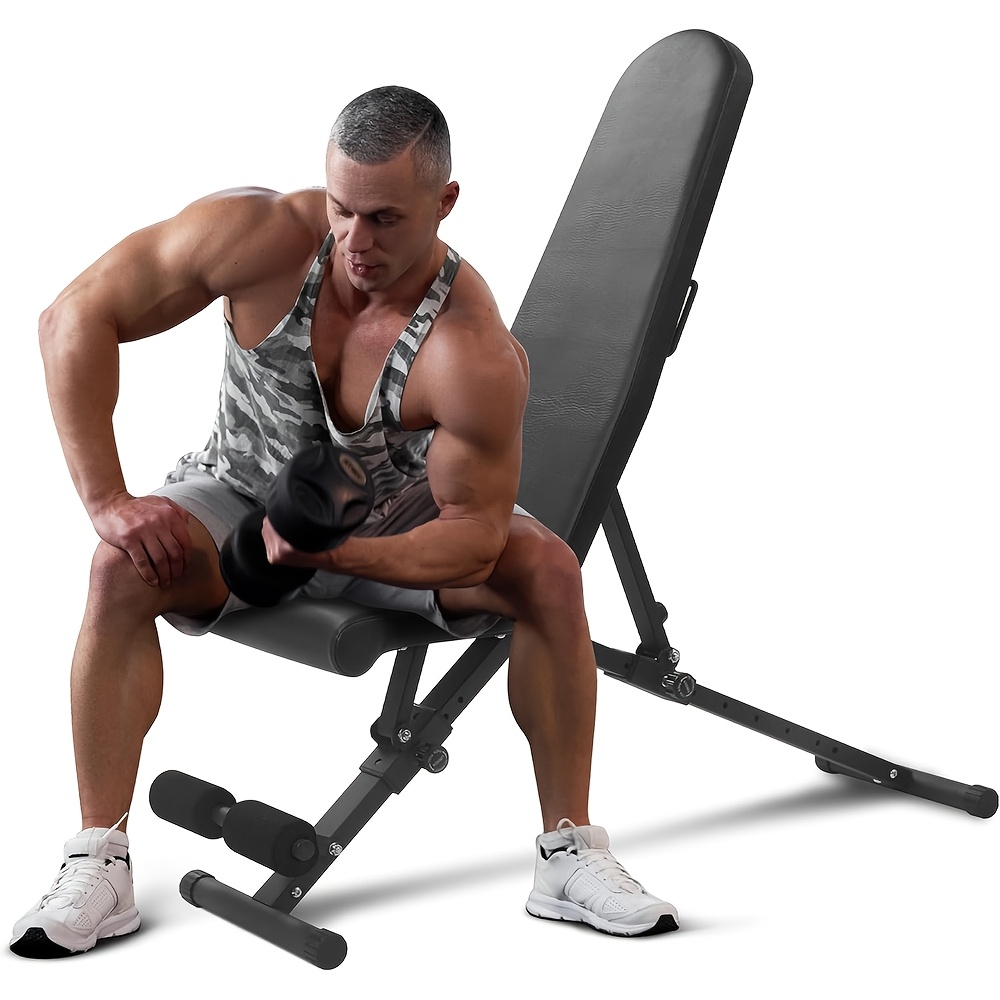 Workout Equipment Adjustable Foldable Workout Ab Bench For Home