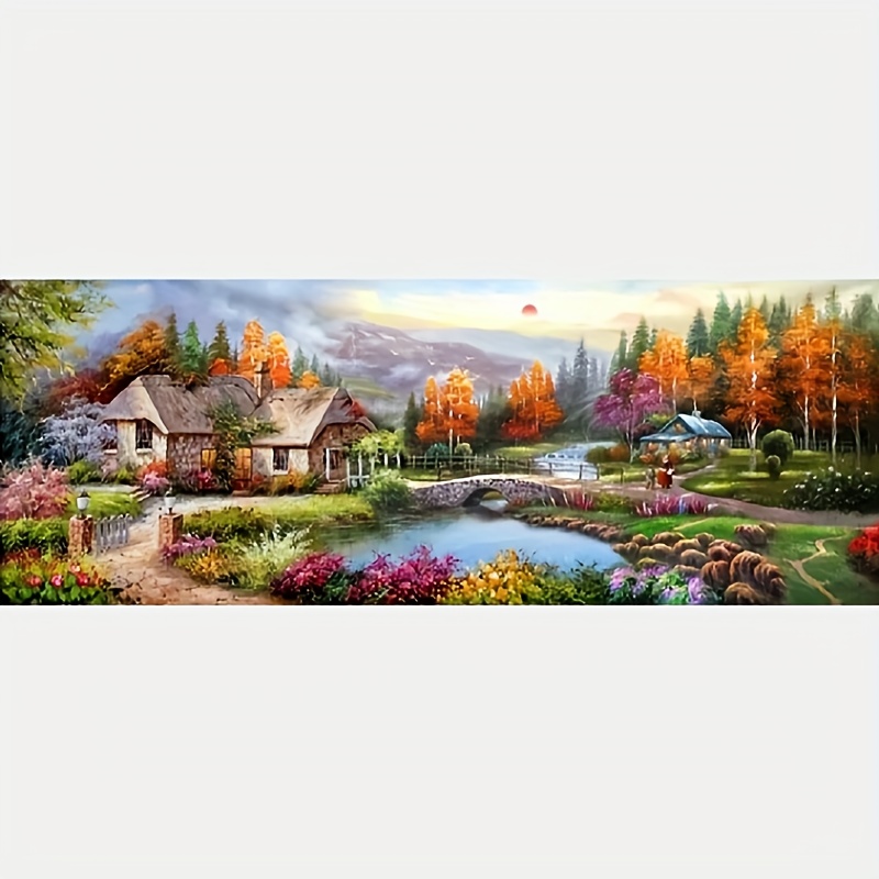 

5d Diy Diamond Painting Kit - 39.37" X 15.7" Art For Decor, For Bedroom &