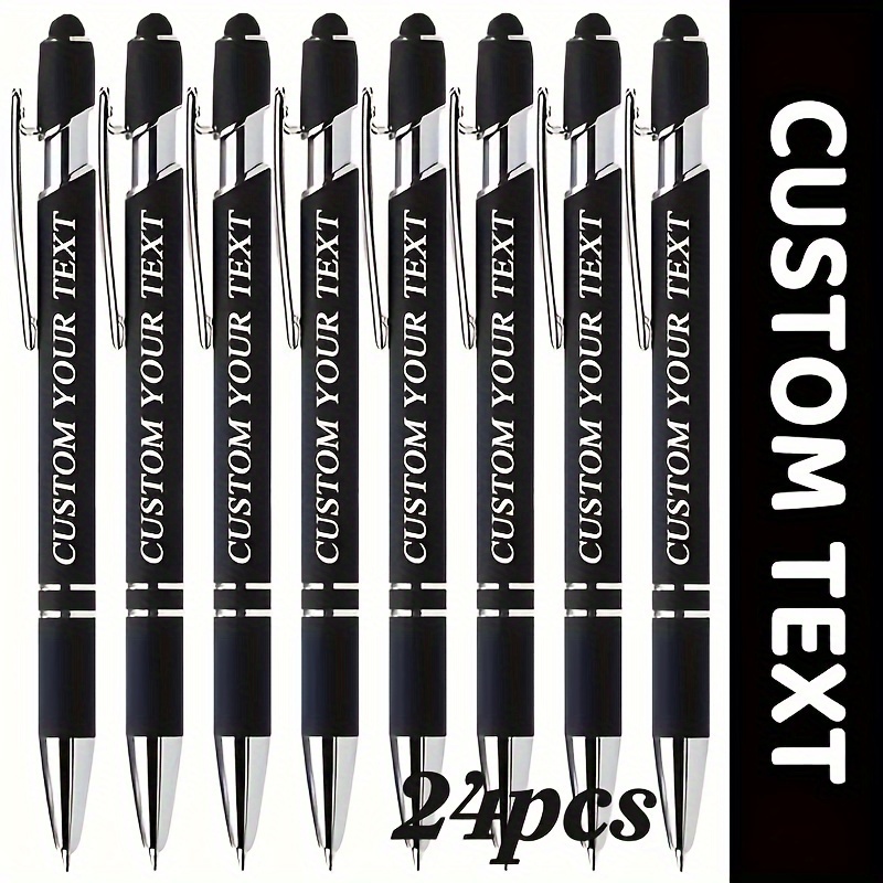 

Customizable 8/16/24 Pcs Ink Ballpoint And Retractable Tip - Suitable For , , , Day, , And -to-