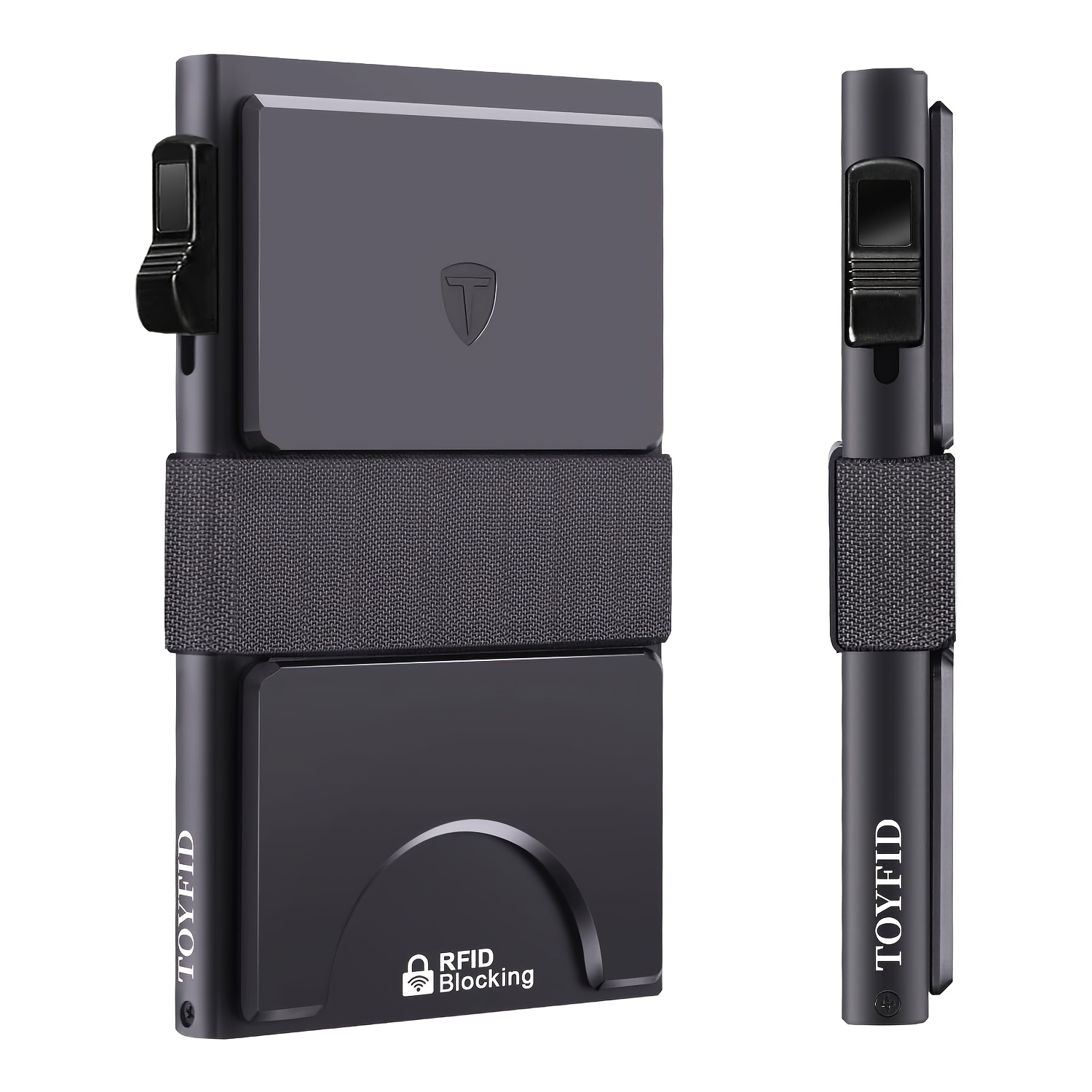 Card Wallet For 12 Cards Rfid Blocking Metal Card Holder For Men Small Anti Theft Case With Ejector Button Credit Card, Aluminum