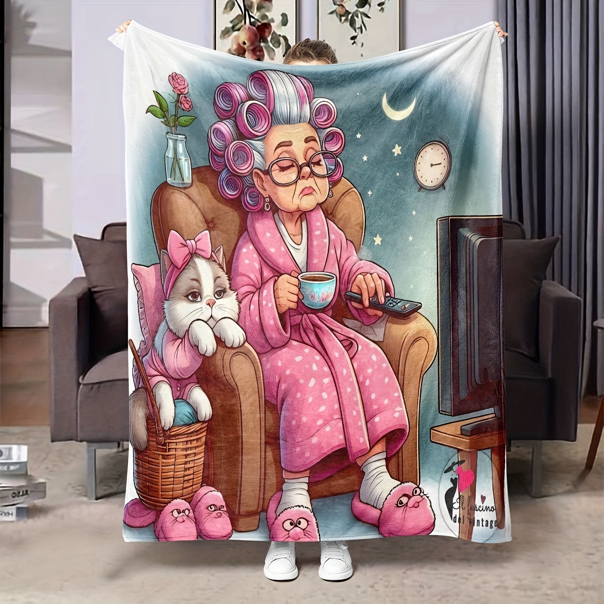 

& Cat Flannel Blanket - , , And For , Bed, , And -