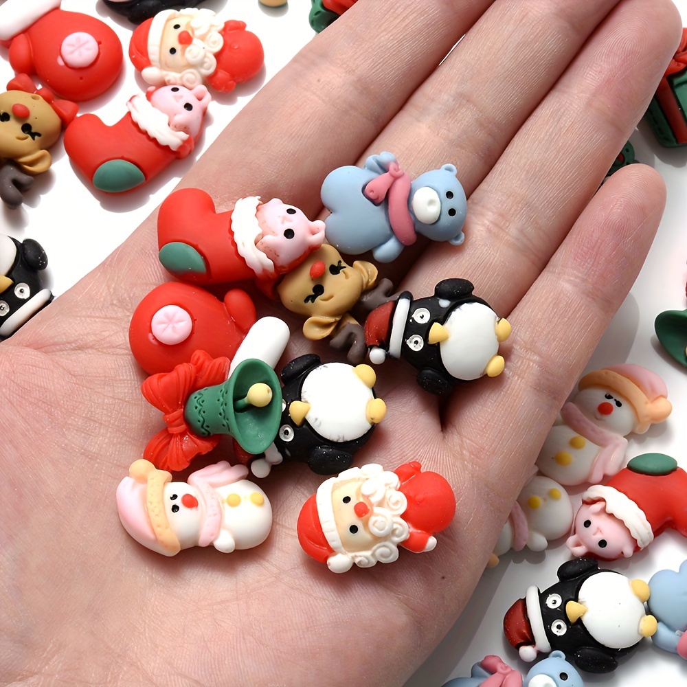 

20 Of 14-23mm Christmas For Diy Crafts, Accessories, Scrapbooking, And Decorations