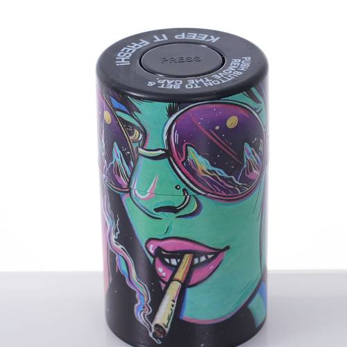 1pc vacuum sealed airtight smell proof stash jar portable vacuum seal for cigarettes tea