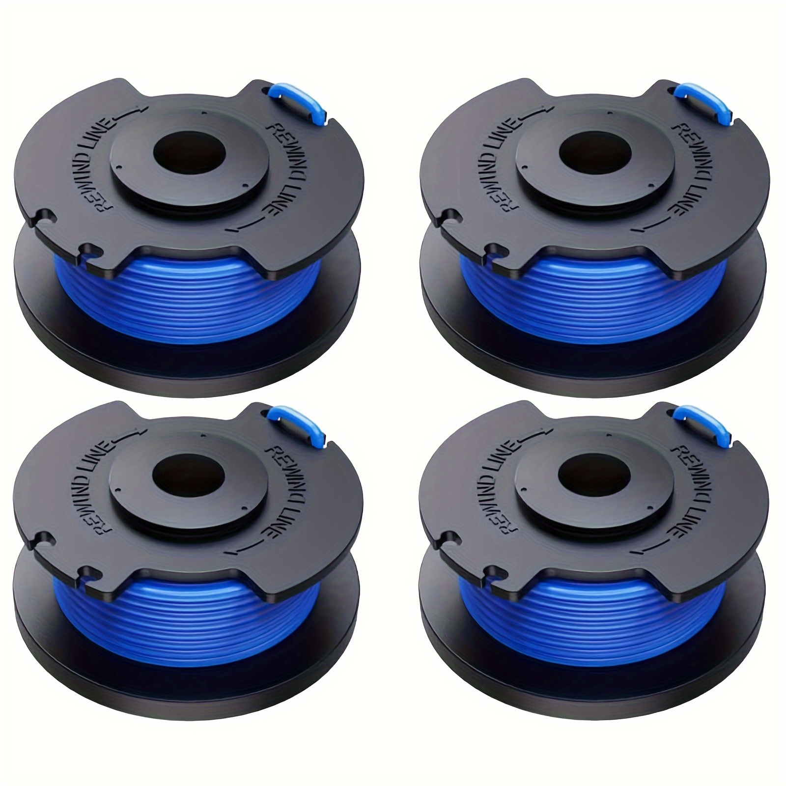 

4pcs String Trimmer Line Compatible With 1 + Ac14rl3a, 11 Ft (3.4mm)/0.065-inch (1.65mm) Autofeed Spools, Trimmer Spool Compatible With 18v, 24v, And 40v Cordless Trimmers