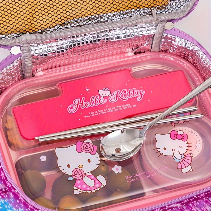 Hello Kitty Kuromi Lunch Bag, Portable Lunch Bag, Lunch Storage Bag For School, Work And Camping