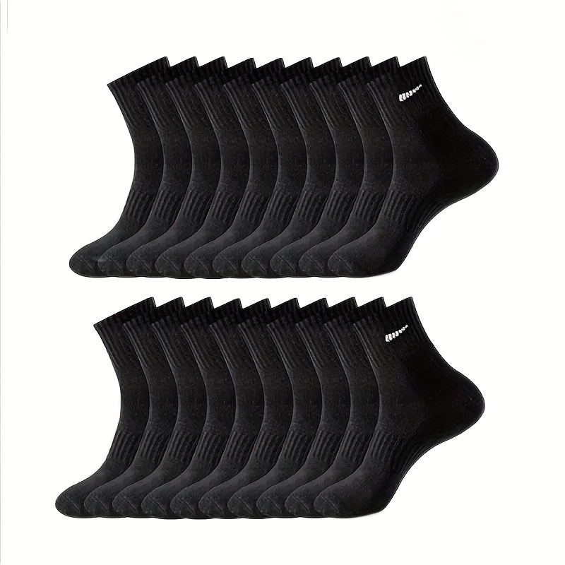 20 Paar Ademende Sportkousen voor Vrouwen/Mannen tot Halverwege de Kuit