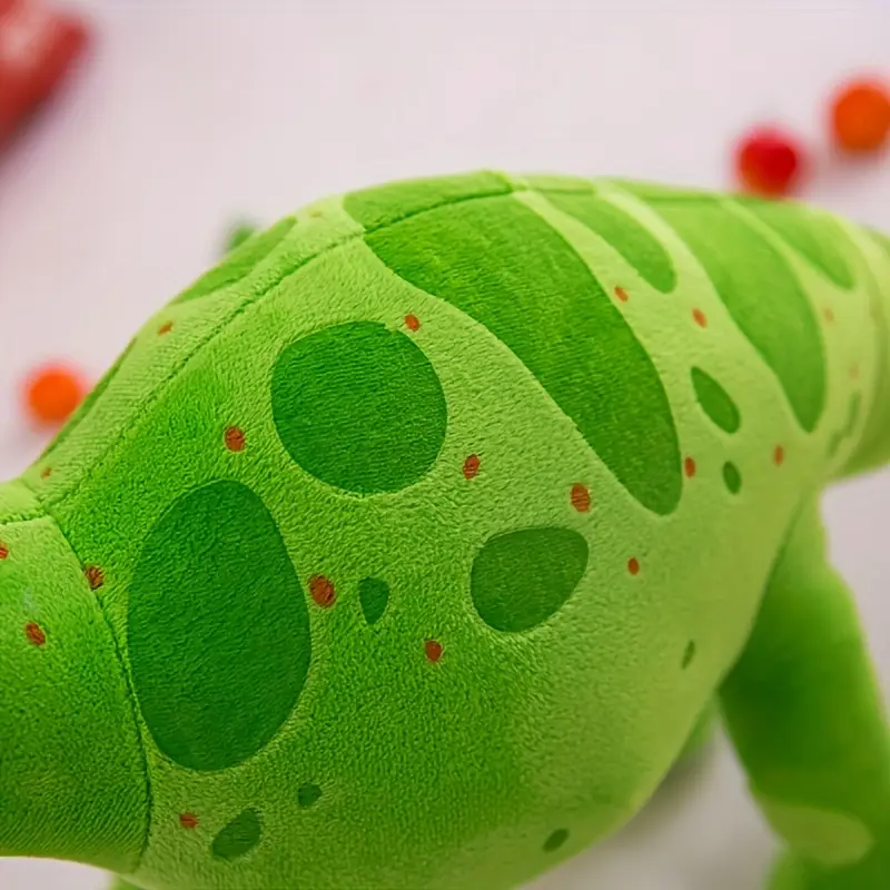 1pc cartoon dinosaur plush dog toy soft fabric medium breed recommendation pet playmate details 8