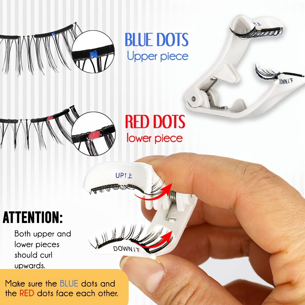 magnetic eyelashes with applicator kit upgrade soft magnetic lashes reusable false eyelashes natural look no   needed eyelashes for eye lightweight comfortable Product details 5