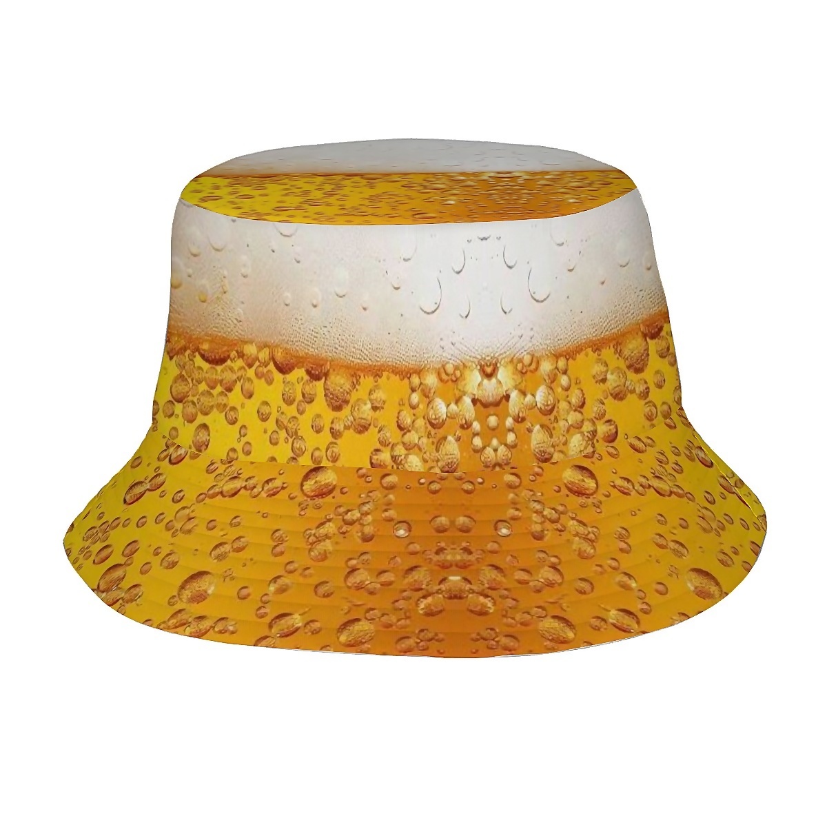 E-shop Unisex Fischerhut mit Bier-Aufdruck, stylischer Hut mit lustiger Persönlichkeit, Outdoor-Urlaub--Strand-Angeln-Wandern-Strohhut