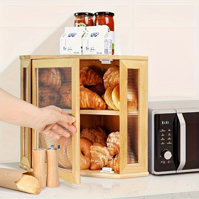 

Bread Boxes, Bread Containers, Double , Large Capacity Lockers