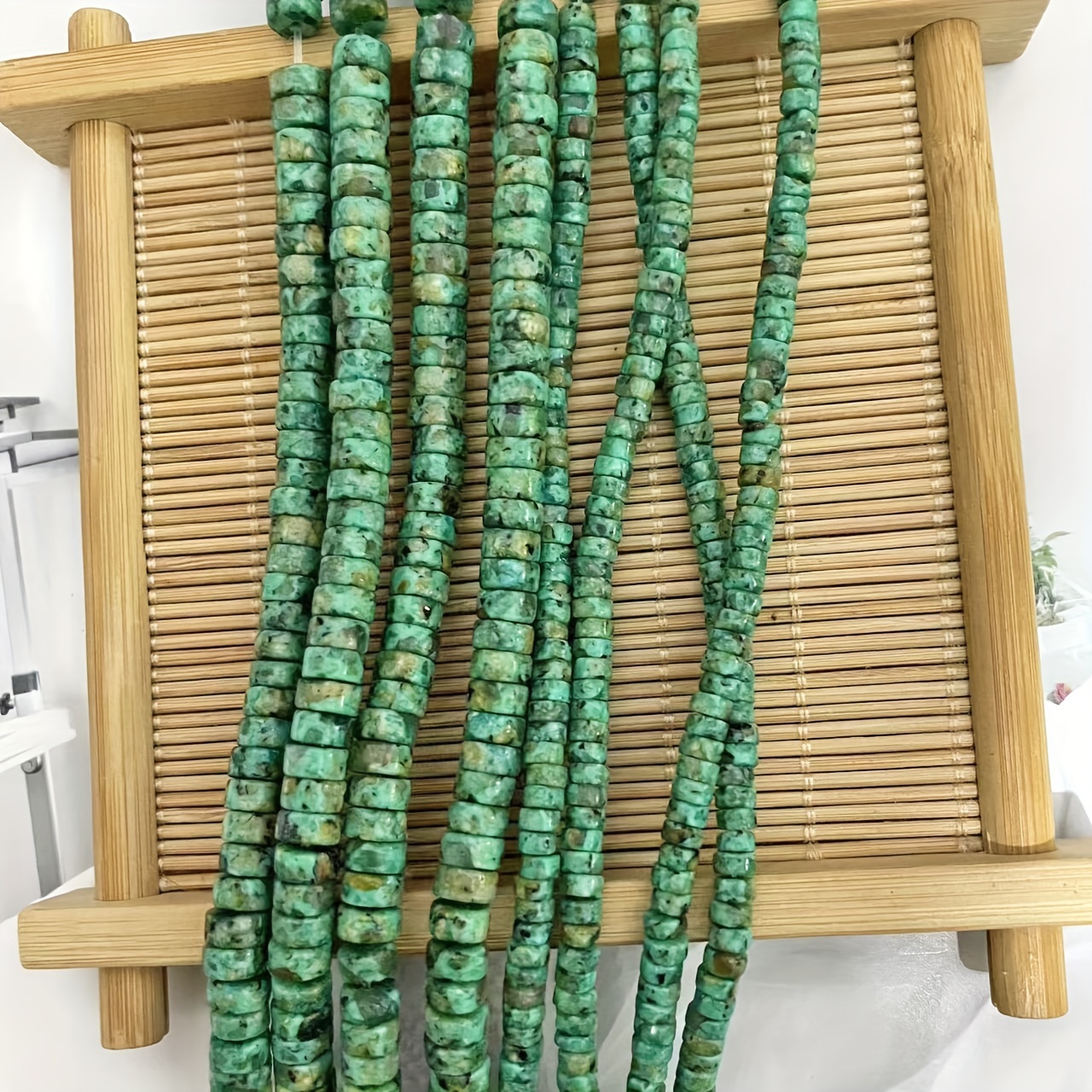 18cm Natural African Pine Bohemian Loose Bead Bracelet