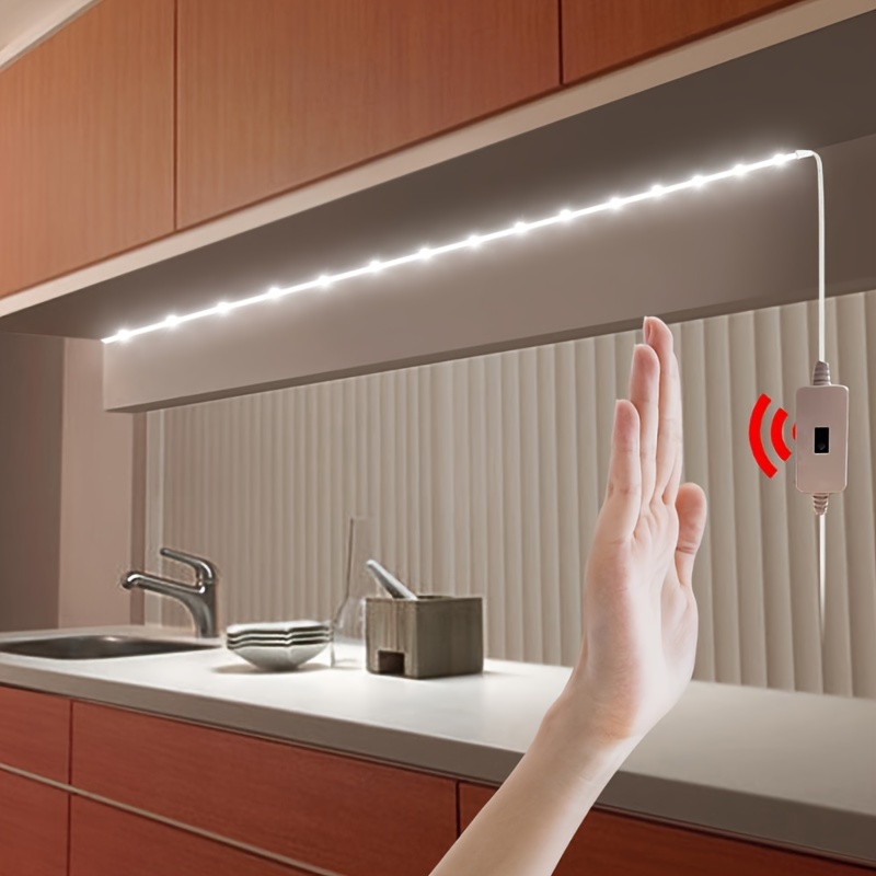 

1pc Usb Hand Sweep Induction 5v Light, With Switch Sensor Led Light Backlight, Tv Kitchen Cabinet Under Light, Home Decoration Decoration Light With Cabinet Light