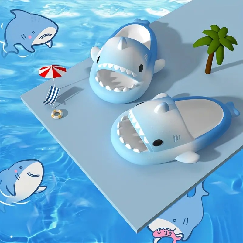 chaussons denfant garçons filles mocassins requin doublés à - Temu France