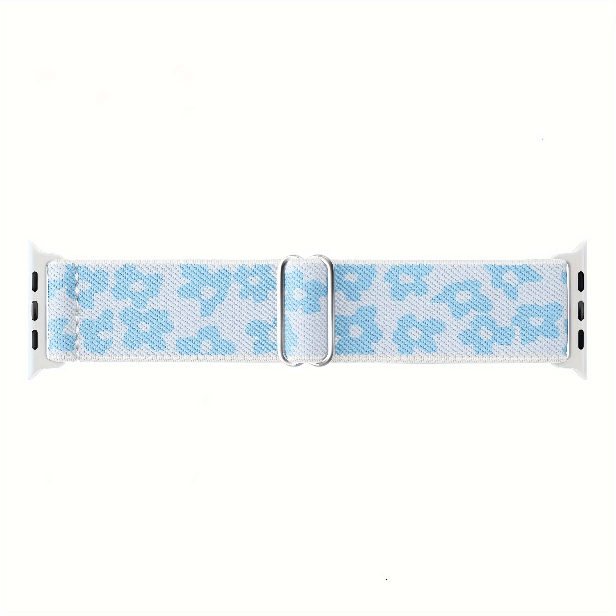 

Flower Print Stretchy Watch Strap Compatible With Iwatch 38mm 40mm 41mm 42mm 44mm 45mm 49mm For Women Men, Replacement Strap For Iwatch Ultra Series 8 7 6 5 4 3 2 1 Se