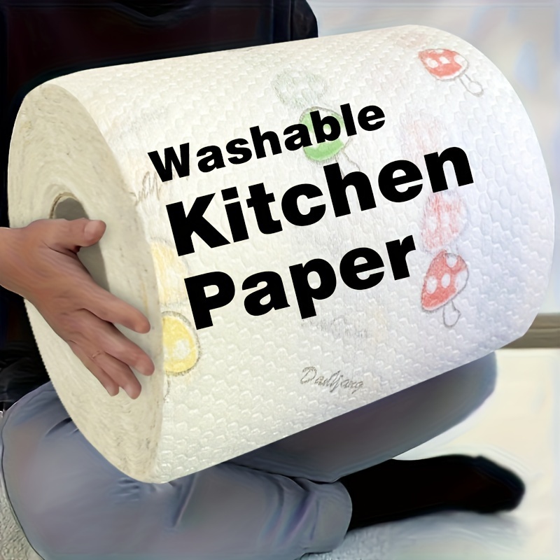 

2 Rolls Of 800 Sheets, Lazy Rag, Disposable Kitchen Paper Towels, Washable Dry And Wet Towels, Dishcloth, Oil Rag, De-fat Towel, Household Cleaning Rag, Drying Cloth, Cleaning Supplies, Cleaning Tools