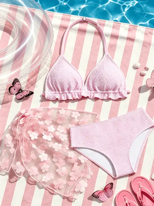 preteen girl swimsuit sold on Temu Canada