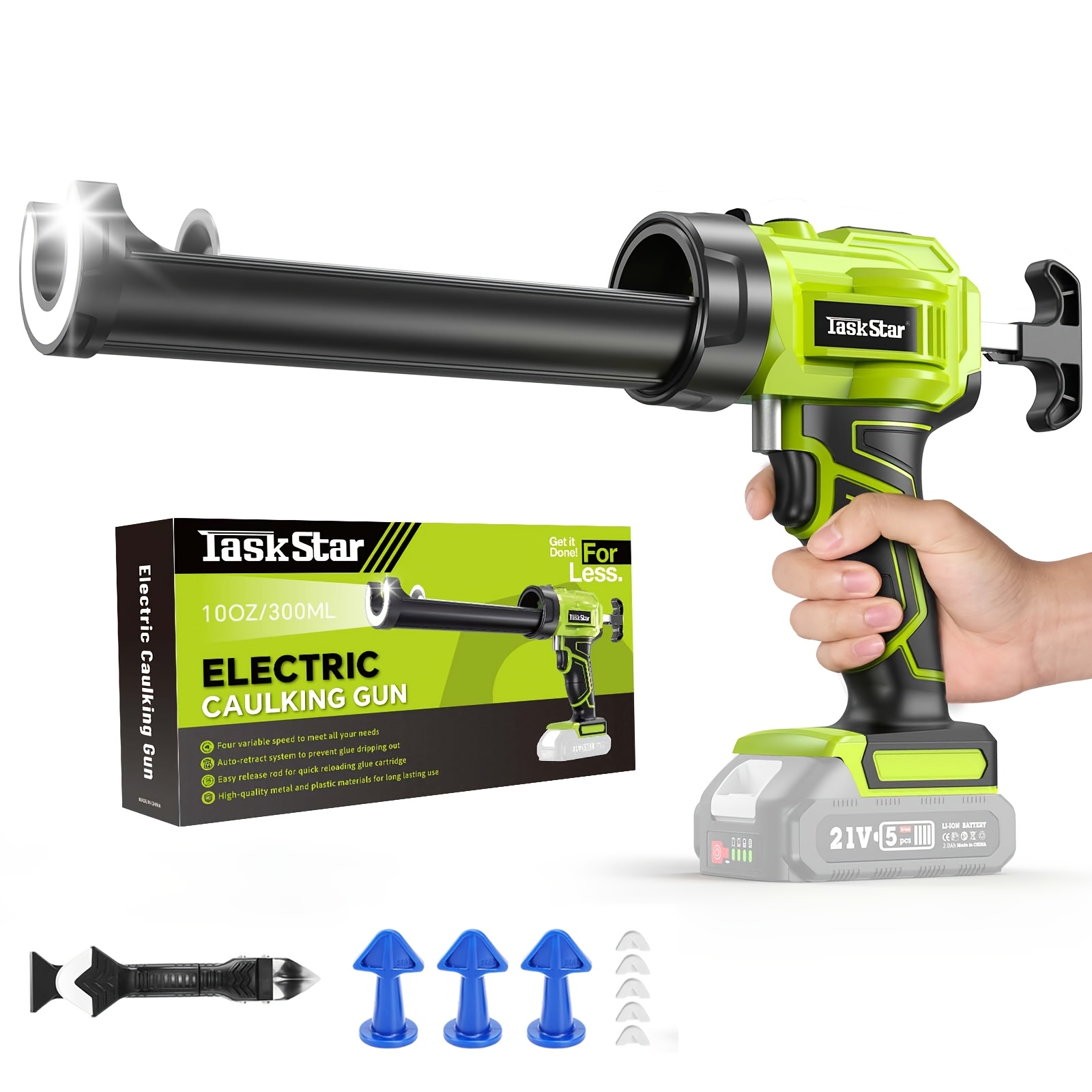 TEMU Taskstar Pro Caulking Gun For Makita Battery | 4--seal And Roof Leak Repair, Storm Preparation, Fall Window Sealing, Black Friday 2025, Attic