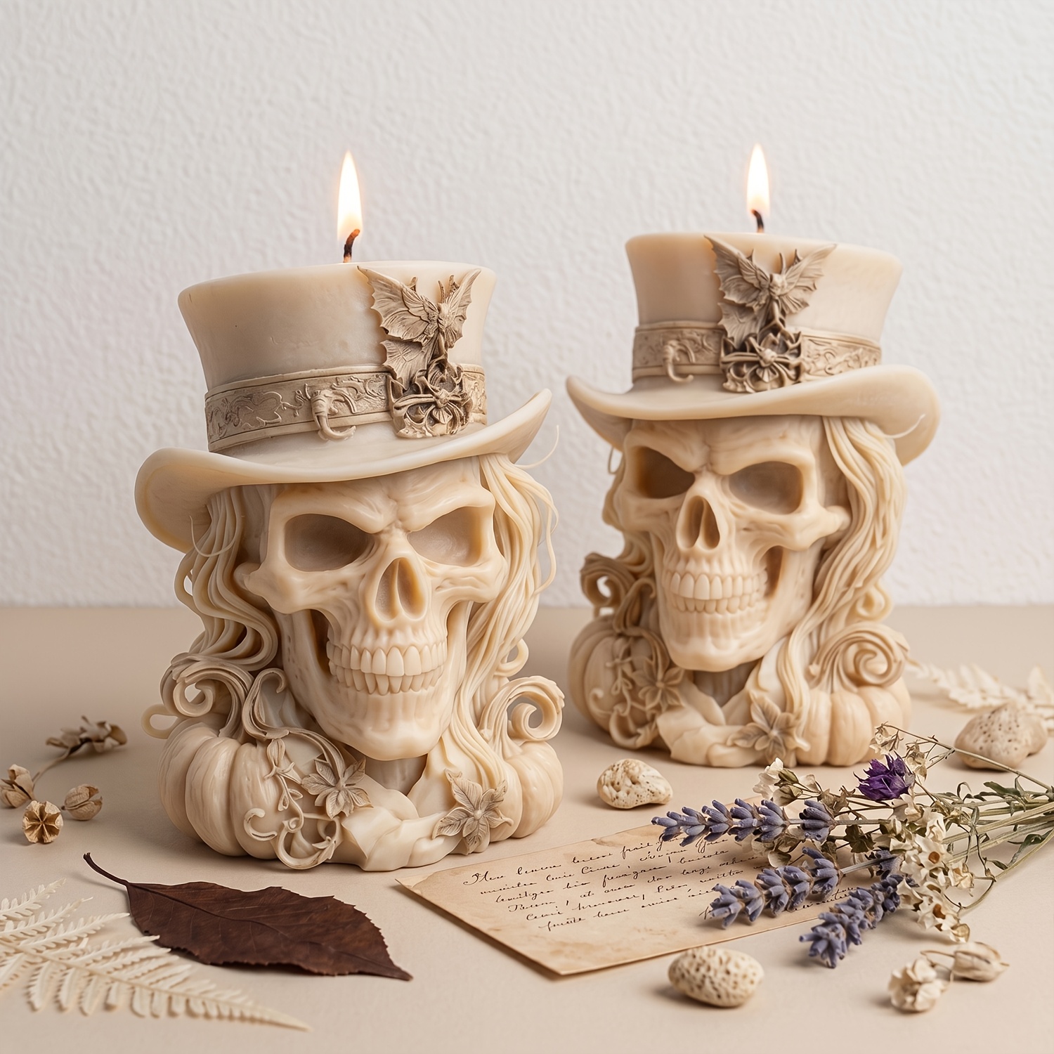 molde de silicona de resina - molde de silicona   de calavera con   de halloween para velas, adornos de  , herramientas de resina epoxi hechas a   diy