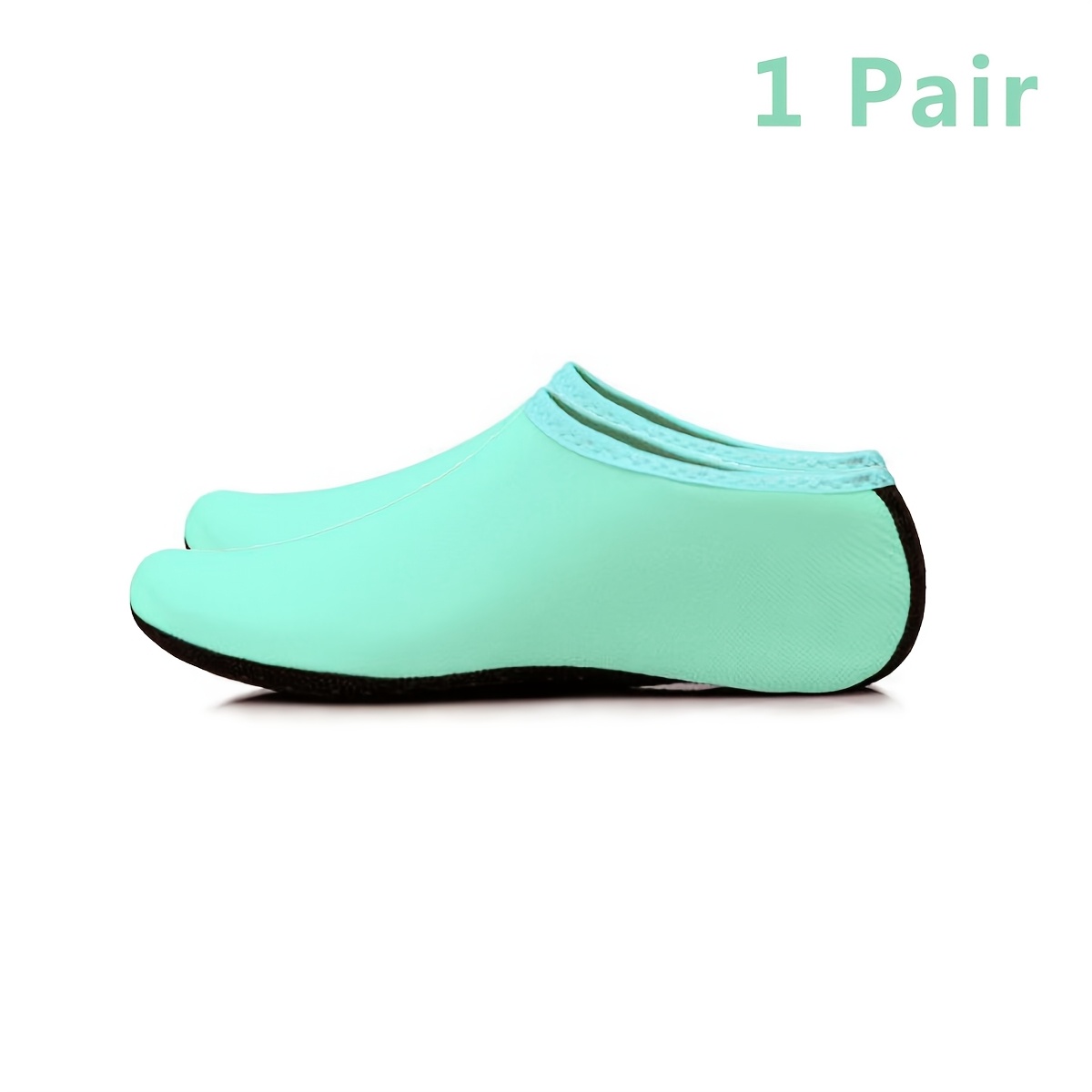 TEMU 1 par de zapatos de estilo simple para mujer para exteriores con delgada y , regalo de Halloween, zapatos de agua casuales tipo descalzo de