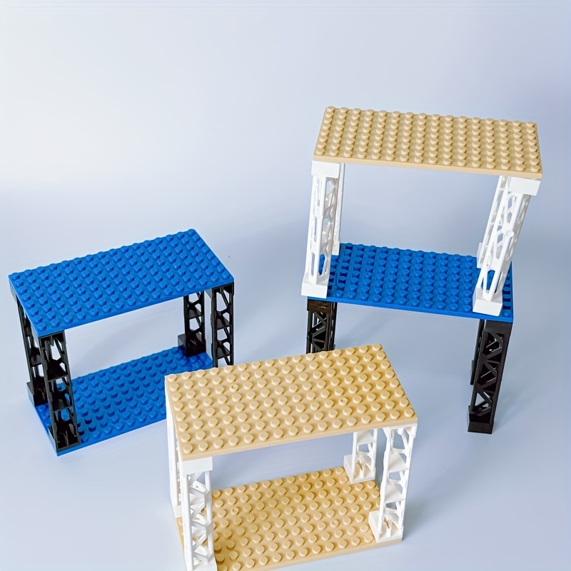 3 Tier Desktop Organizer with Building Blocks Storage Solution