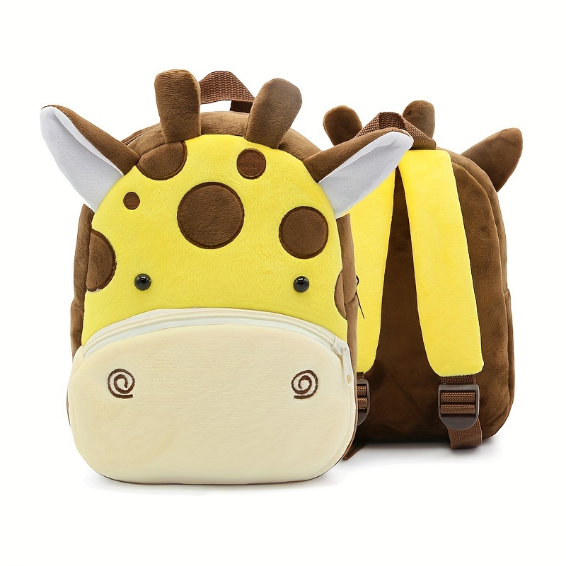 Kids' Backpack With Animal Embroidery - Customizable Present - Practical, Adorable, And Ideal For Preschool Or School