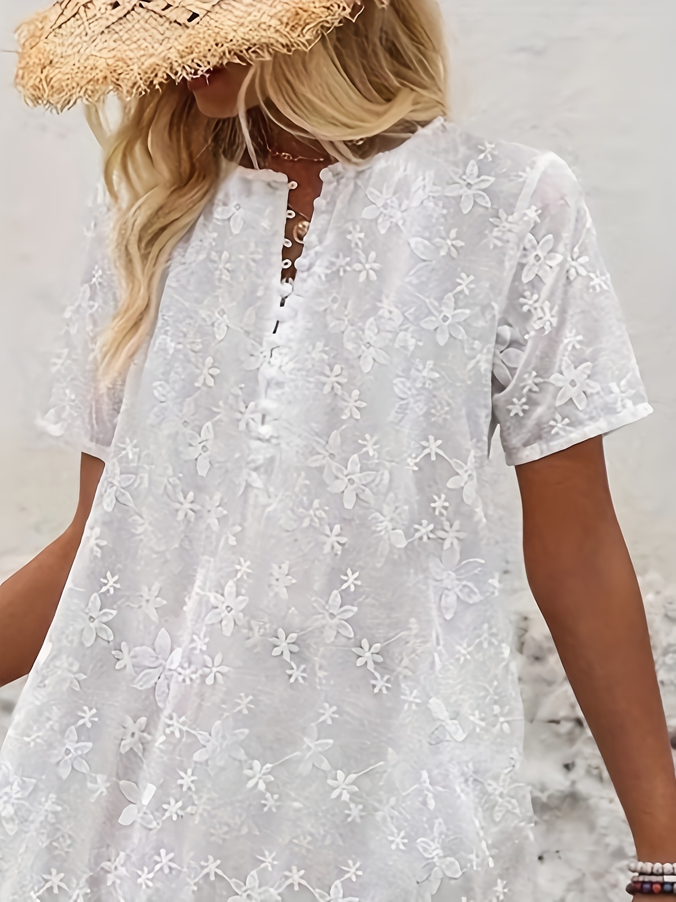 knee length dresses for ladies Flirty and Frilly Skater Lace Dress – Luis Shop main image 1