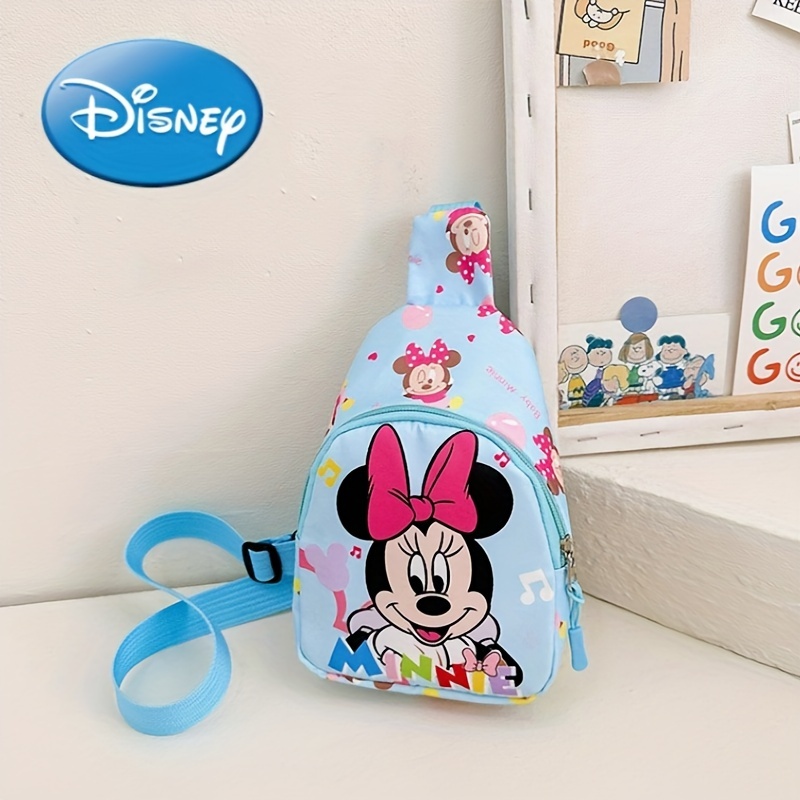 

Licensed Mickey & Cartoon Print Nylon Sling Bag, Fashion Shoulder Crossbody Chest Pack, Unisex Accessory Pouch Wth Adjustable Strap