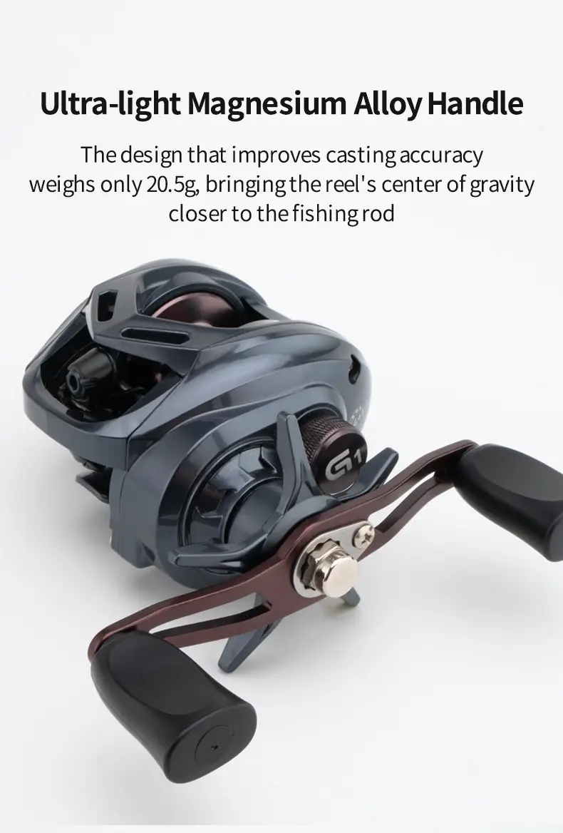 baitcasting reel anti backlash LIzard Black Myth DC 7.2:1 5+1BB 5Kg Max Drag Pro Tackle World performance baitcasting reel under $150 Huidiao Anti-Backlash Red Baitcasting Reel,