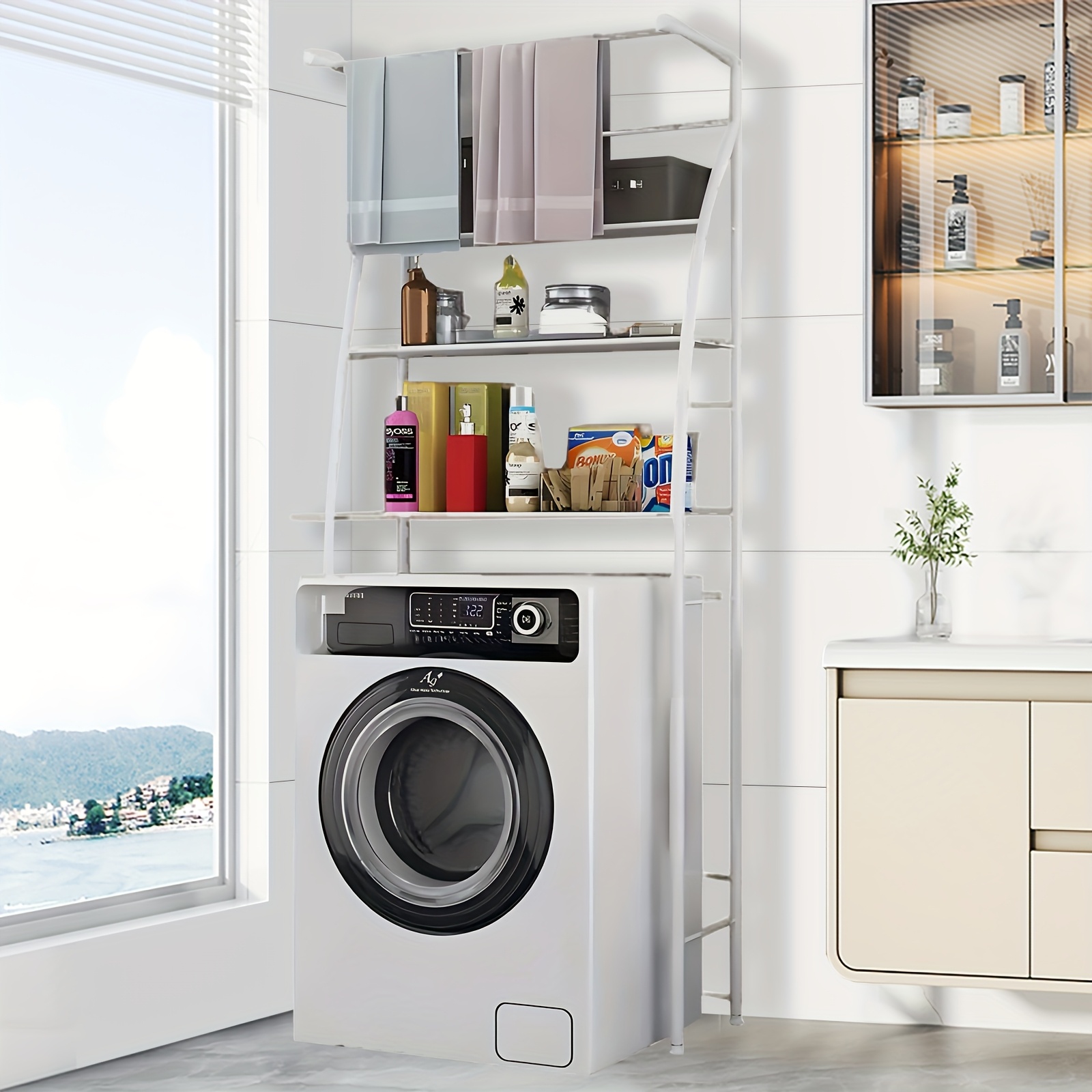 Washing Machine Wall Rack For Laundry Room Washing Machine Small