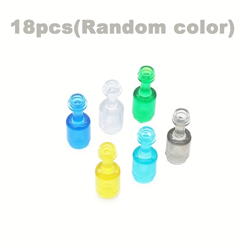 Mini Building Blocks Accessory Set - Bottles & Jars for DIY Scenes