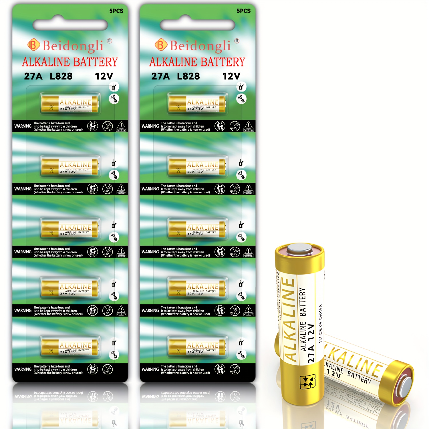 TEMU 27a 12v Alkaline Battery A27s L828 A27 12v Battery Compatible With Variety Of Batteries