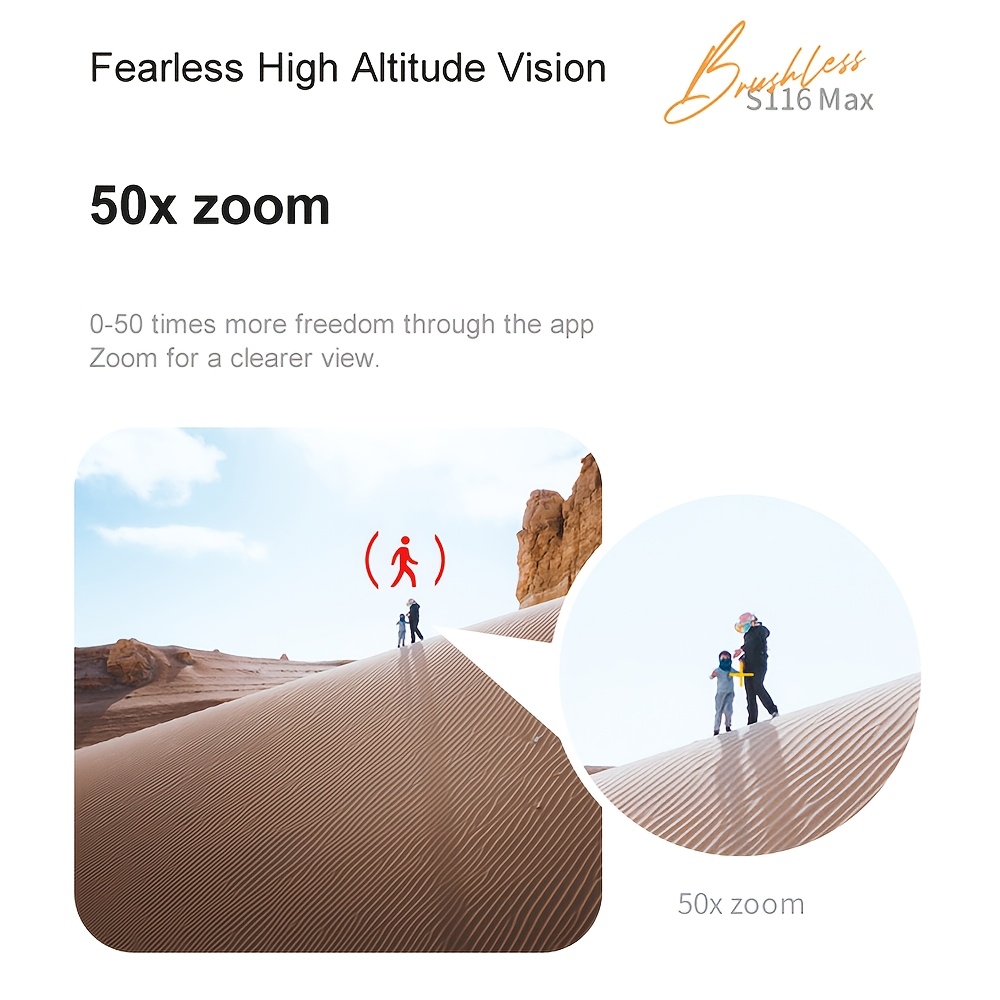 S116 MAX Brushless Optical Flow Drone with Dual Cameras, Headless Mode, 360° Obstacle Avoidance, WIFI FPV, Phone App Control And 4-Side Obstacle Avoidance for Effortless Aerial Photography for Halloween & Christmas Gifts