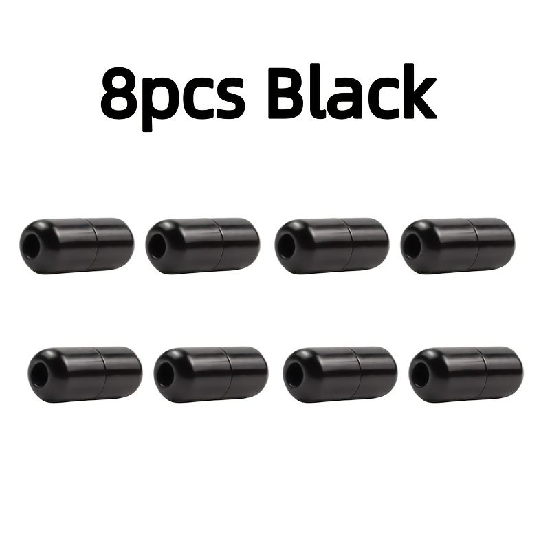 TEMU Juego de 8 hebillas metálicas para cordones sin , cierres para cordones , clips para cordones de instalación rápida, accesorios de repuesto para