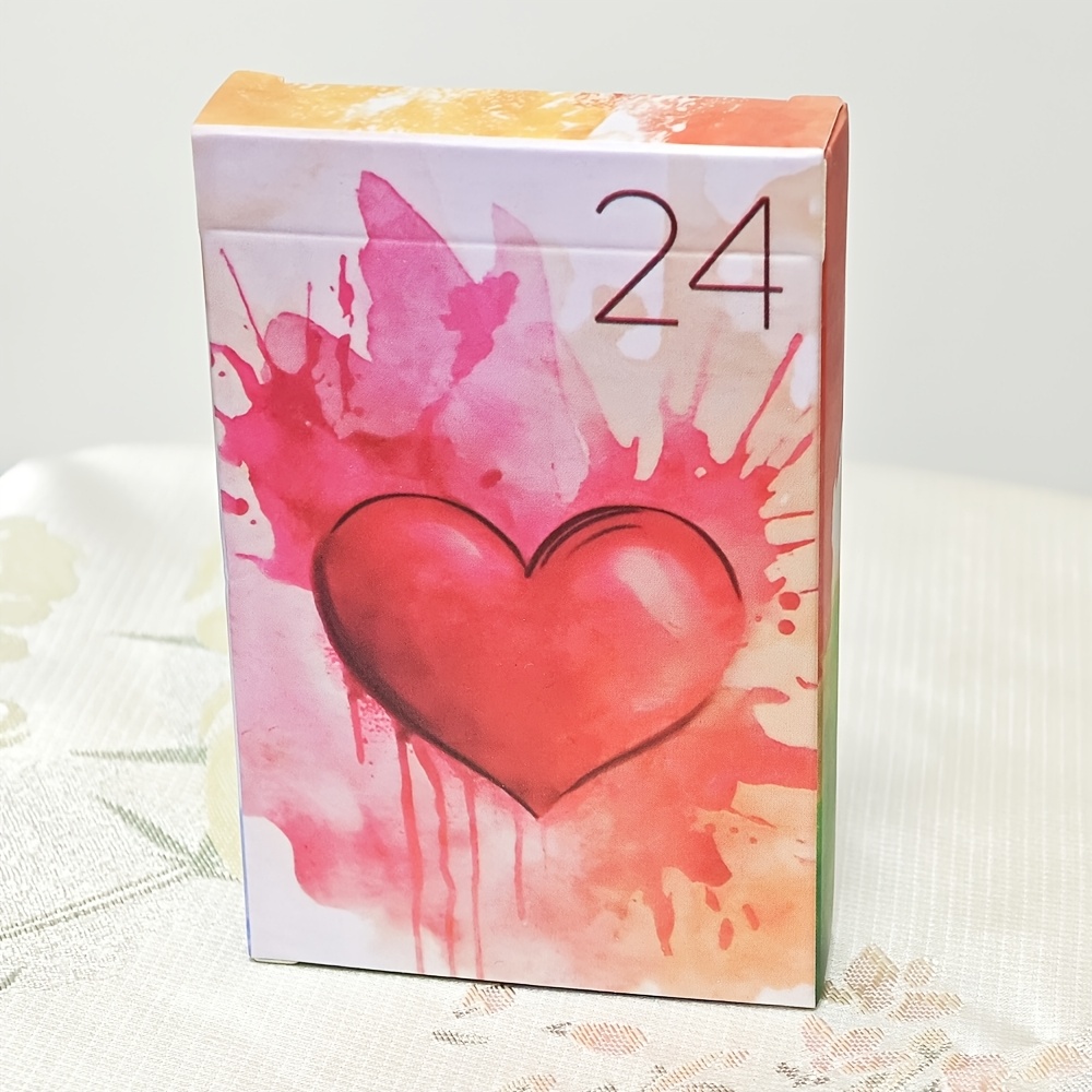 Lenormand 36pcs Cards Coloring With Delicate And Flowing Nature Of Watercolors 9 X 6 Cm