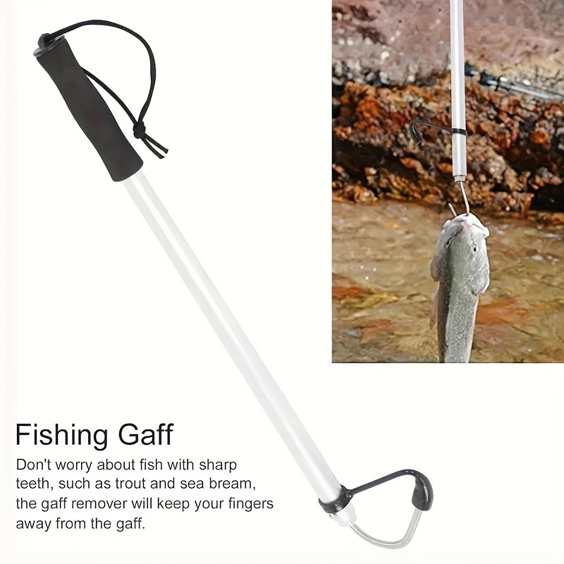 1pc Stainless Steel Telescopic Fishing Gaff, Ice Fishing Spear - Perfect  For Catching Big Fish