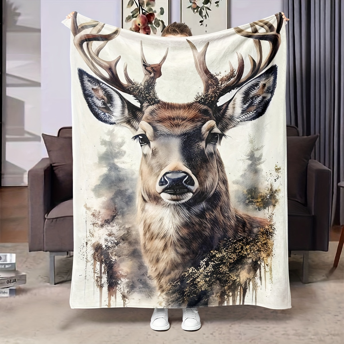 

Flannel Blanket - -, , And For Snuggling , Bed, , And - For