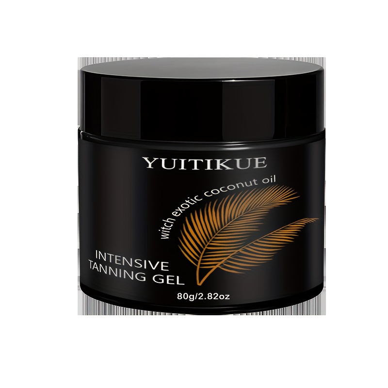 Image of Yuitikue 80g Brown Tanning Cream The Body A Glow. Made Ingredients, It Contains Walnut Oil, Coconut Oil, And Carrot Oil To Help The Skin Quickly .