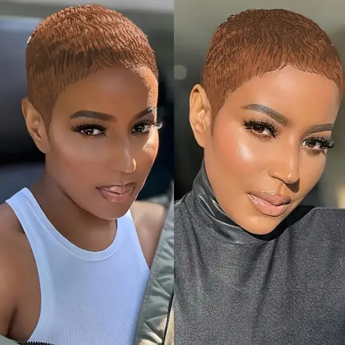 womens short human hair wig curly wave 150 density cap breathable lightweight for all realistic hairpiece stylish womens wig short hair wig