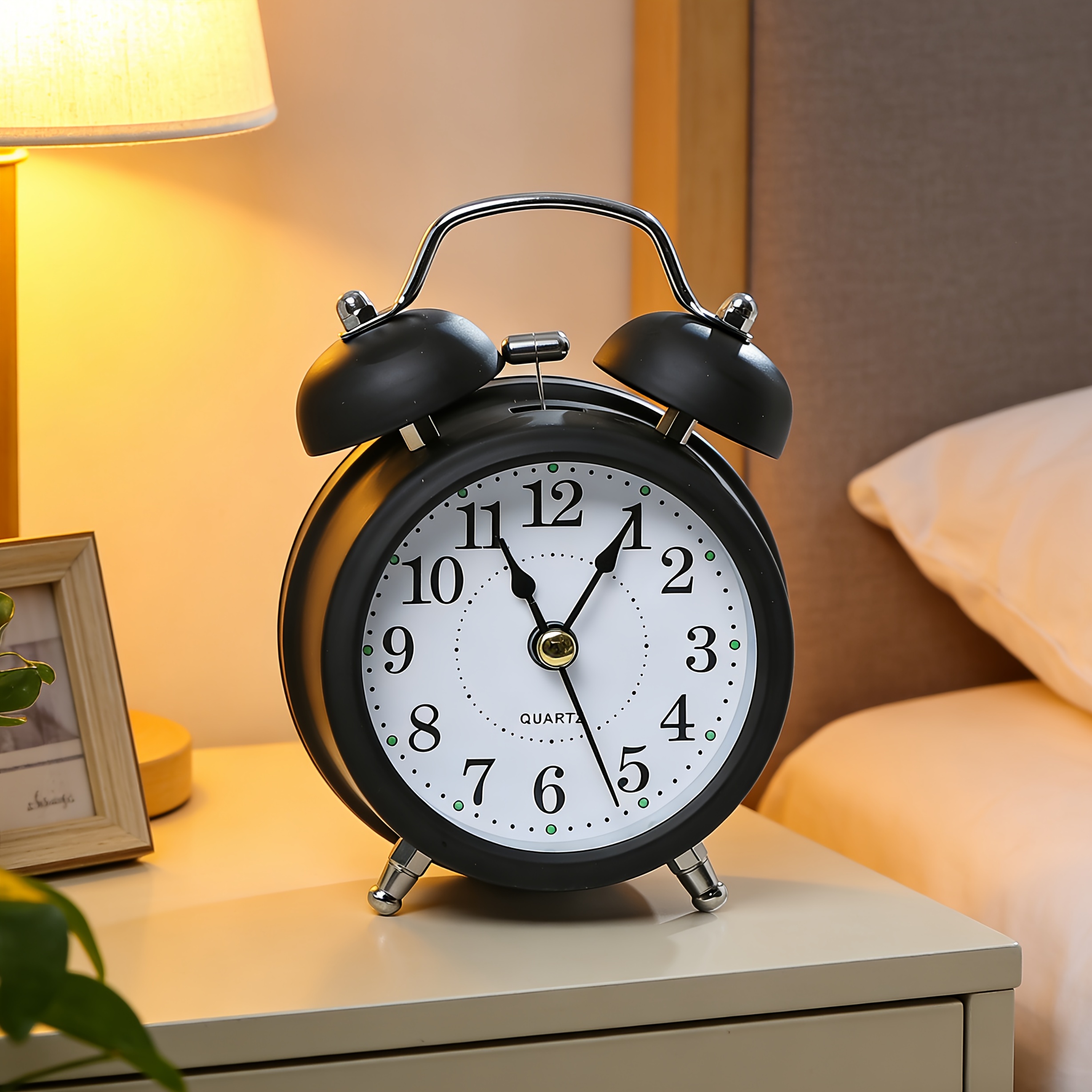 Retro Zvono Dekor Alarm Sat. Pogodan za učenje, spavaću sobu i kancelariju. Može se koristiti kao poklon. Može se koristiti i kao dekoracija.