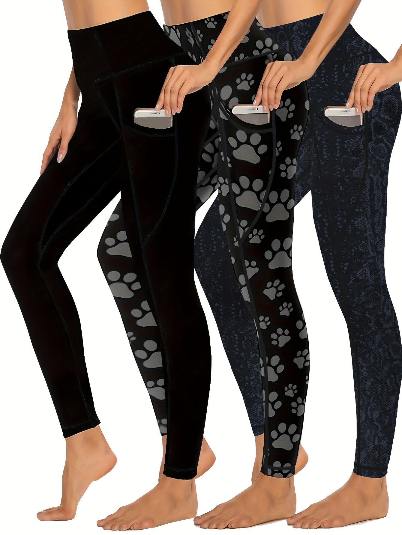 Abstract Paisley Pattern Women's High Waisted Yoga Pants with Pocket  Workout Leggings : : Clothing, Shoes & Accessories