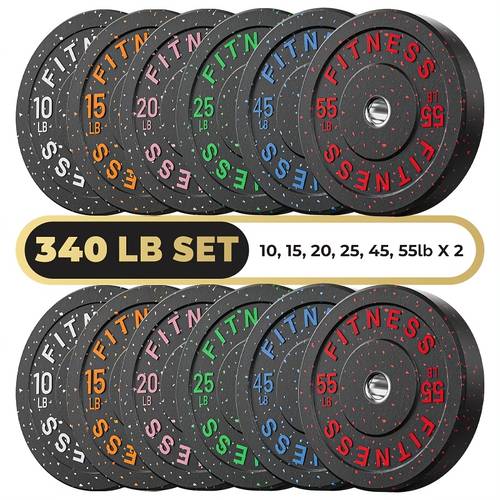 high bounce bumper plates 2 inch weight plates for weight lifting and strength training colored rubber weight plates for home gym