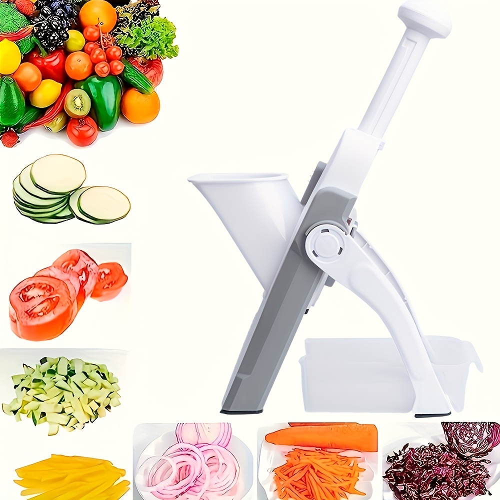 1pc adjustable home vegetable chopper multifunctional kitchen   with stainless steel   manual operation plastic material less than 1l capacity no power supply needed easy   suction cup base details 9