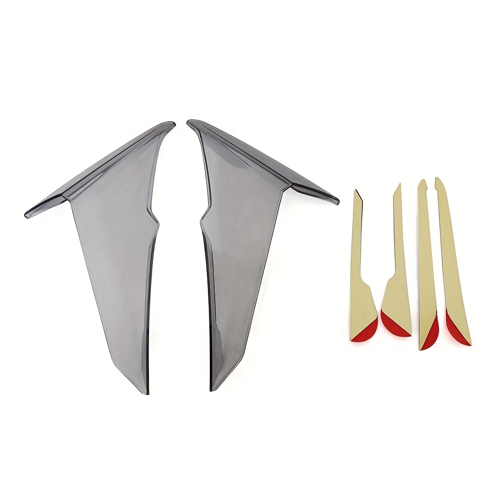 Deflettore Laterale In PC Per ADV350 2022-2025 – Decorazione Ala Del Vento (Nero)